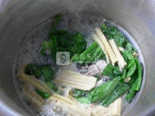 Tiancai Core Yuba Keel Soup recipe