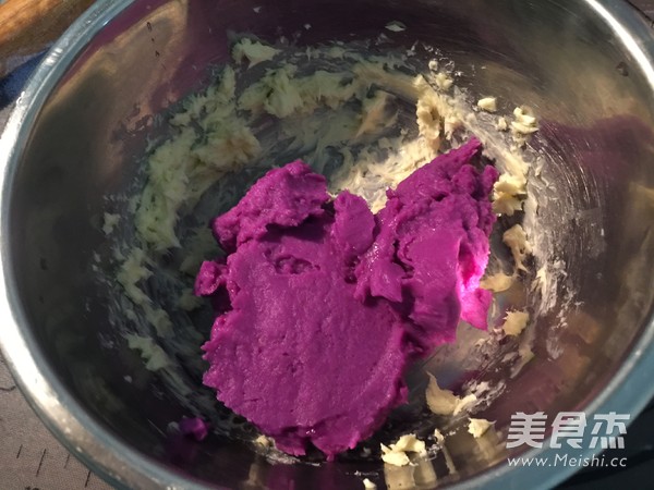 Osmanthus Purple Yam Tart recipe