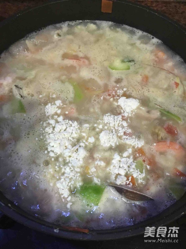Pimple Seafood Soup recipe