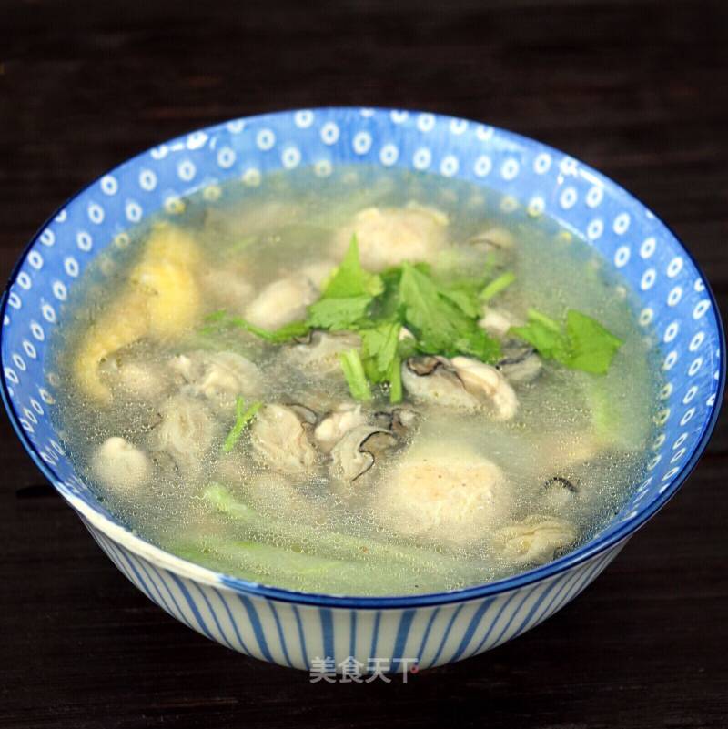 Cucumber Balls and Oyster Soup recipe