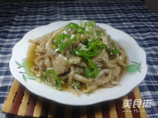 Stir-fried Mushrooms with Green Peppers recipe