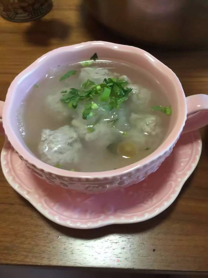Winter Melon Meatball Soup recipe