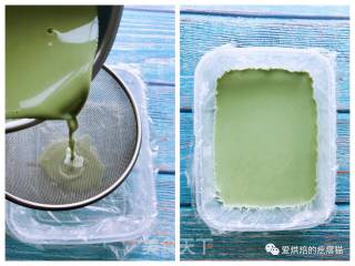 Spring Fresh·matcha Tofu Pudding (quick Dessert) recipe