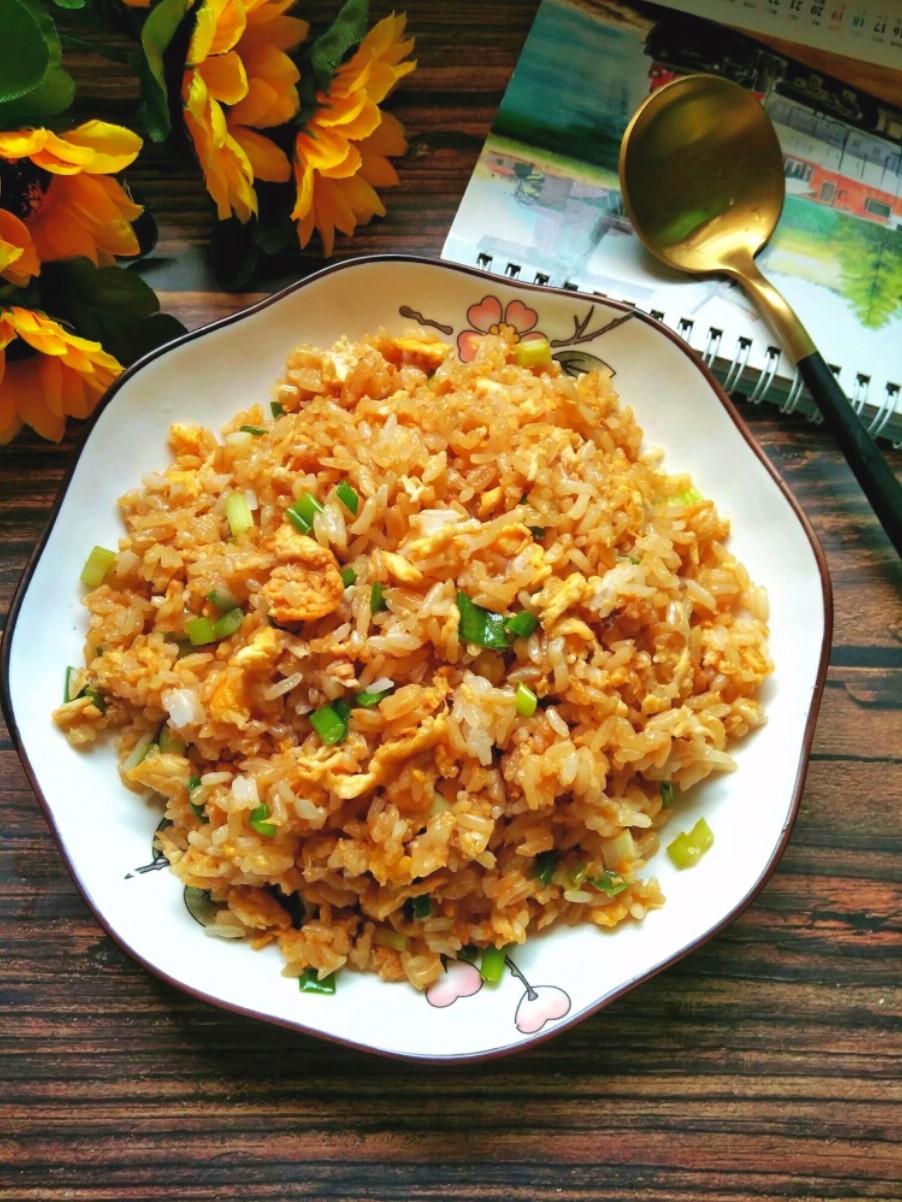 Soy Sauce Egg Fried Rice recipe