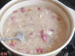 Rose Longan Porridge recipe