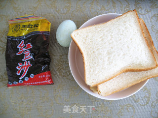 Toast with Red Bean Paste recipe