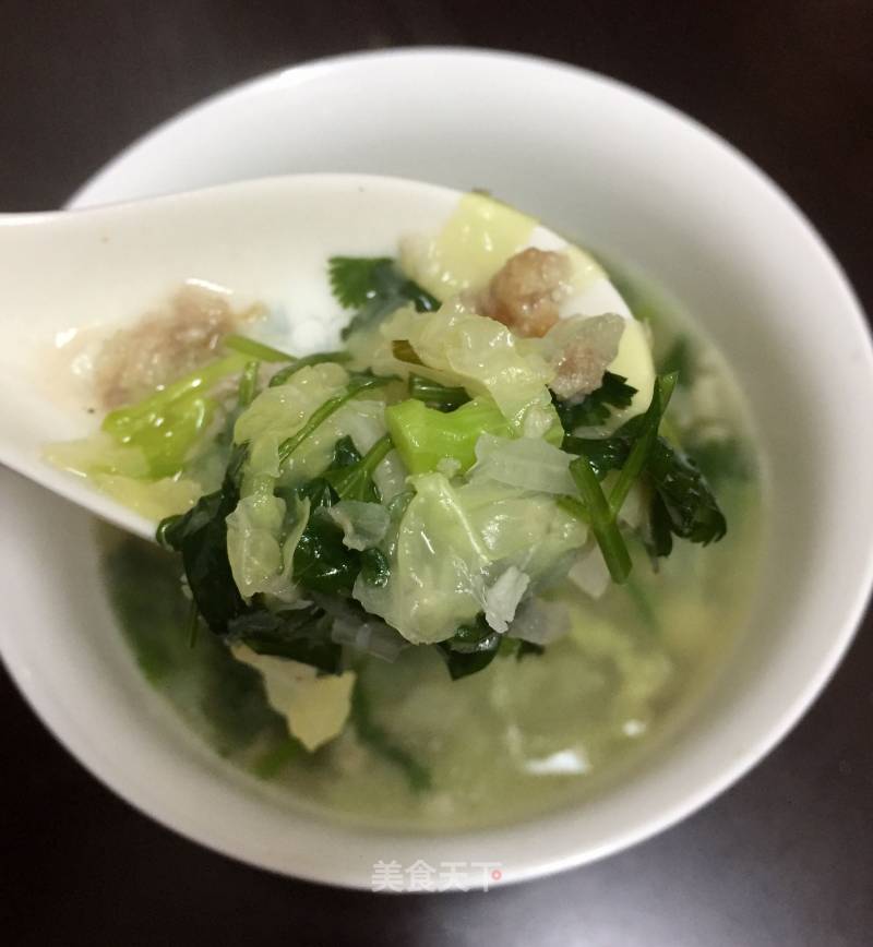 Meatballs, Cabbage and Wuxi Soup recipe