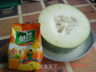 Fruit Preserved Melon Strips recipe