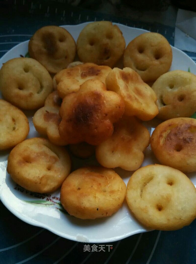 [trial Report of Chobe Series Products] Flower Smiley Potato Cake recipe