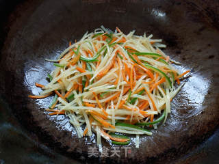 Vegetarian Stir-fried Three Silk recipe