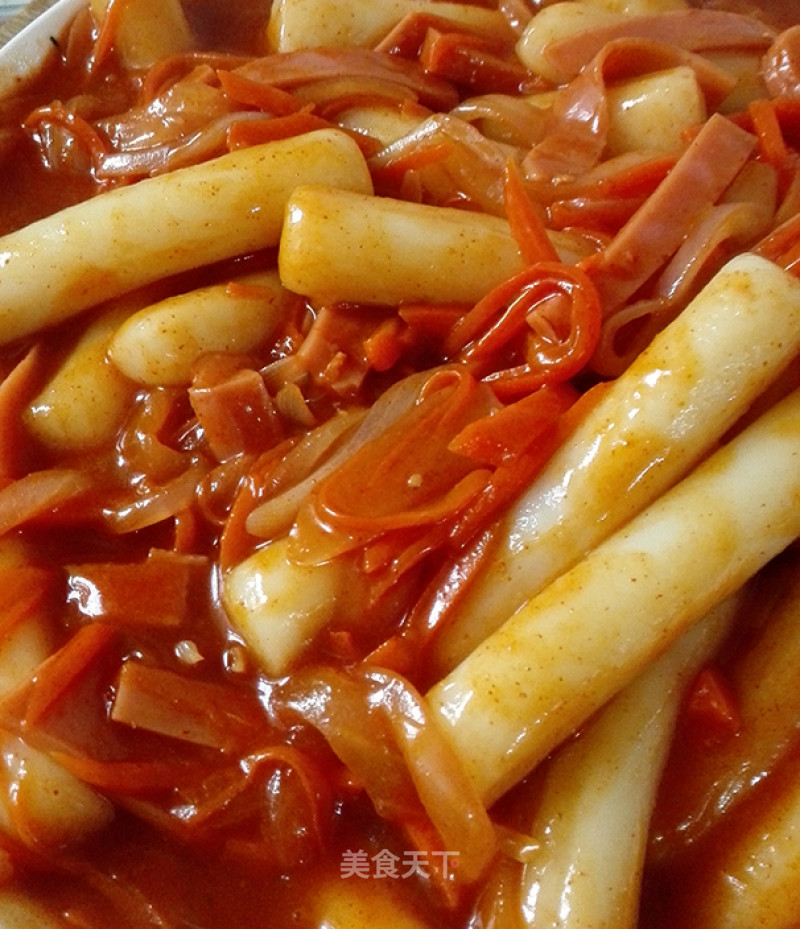 Korean Spicy Stir-fried Rice Cake recipe