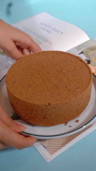 Coffee Chocolate Chiffon Cake recipe