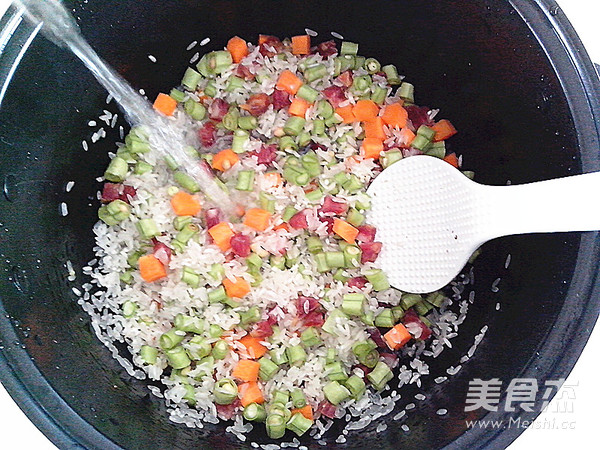 Claypot Rice with Seasonal Vegetables recipe