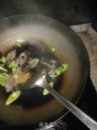 Scallion Fried Sea Cucumber recipe