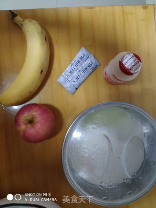 Fruit Banana Apple Milkshake recipe