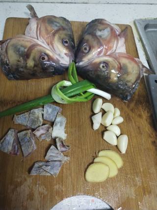 Salted Duck Fish Head Tofu Soup recipe