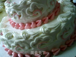 Decorated Cake: Xiangyun Tuo Shou recipe