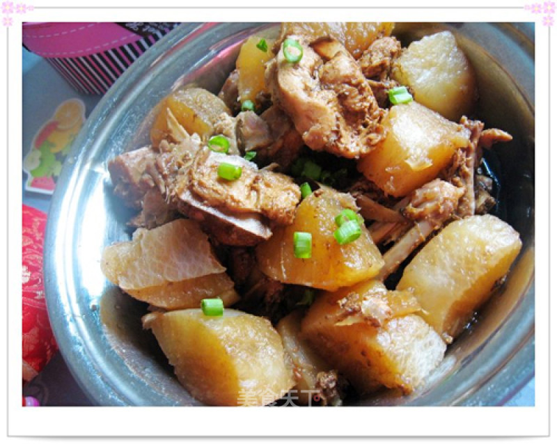 Stewed Chicken with Radishes recipe