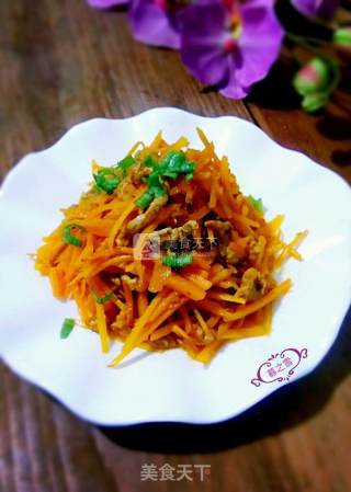 Stir-fried Pork with Pumpkin recipe