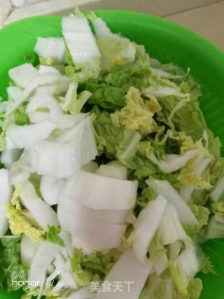 Green Vegetable Tofu Minced Pork recipe