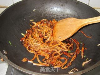 Stir-fried Shredded Eryngii Mushrooms recipe