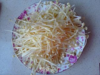 Refreshing Cucumber Enoki Mushroom recipe