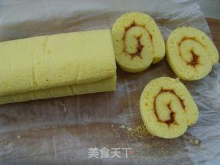 Jam Cake Roll recipe