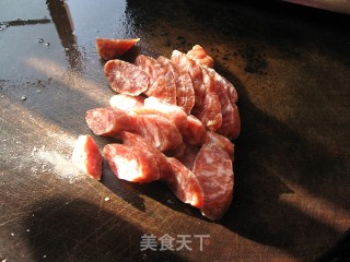 Stir-fried Asparagus with Sausage recipe