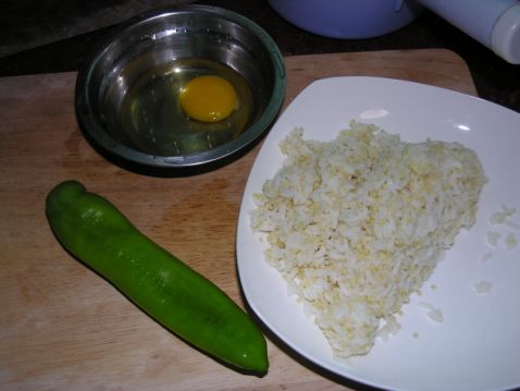 Hangjiao Egg Fried Rice recipe