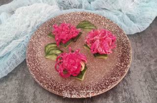 Sweet and Sour Radish Flowers recipe