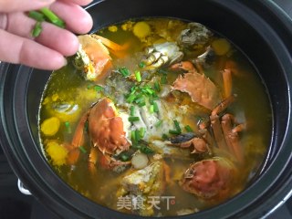 Crab and Crucian Carp Casserole recipe