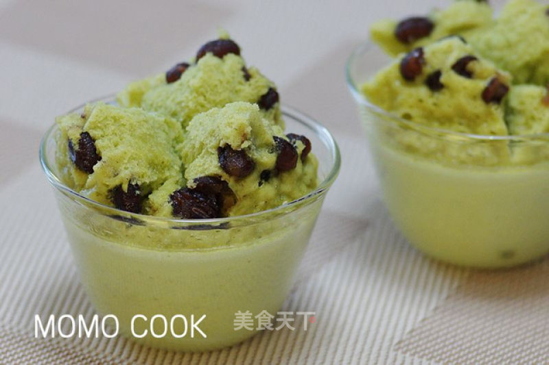 Japanese Matcha Honey Bean Rice Noodle Cake recipe