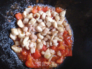 Diced Chicken in Tomato Sauce recipe
