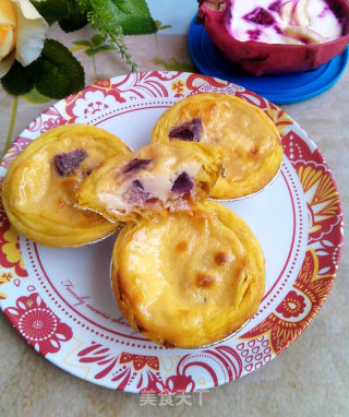 Purple Sweet Potato Pudding Tart recipe