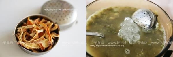 Lotus Seed Tangerine Peel Green Bean Paste recipe