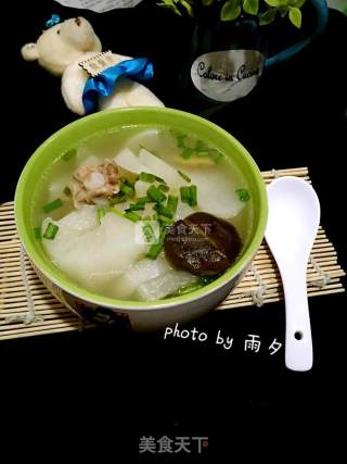 Radish Pork Ribs Soup recipe