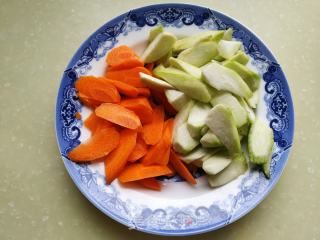 Carrot Loofah Soup recipe