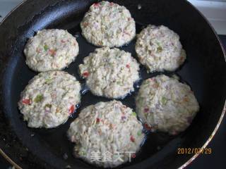 Oatmeal and Seasonal Vegetable Spanish Mackerel Cakes recipe