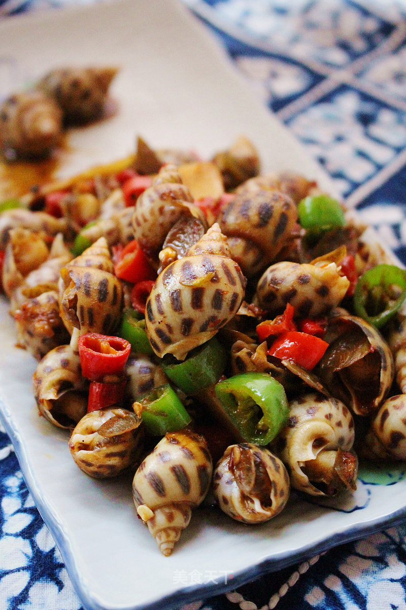 Spicy Fried Flower Conch recipe