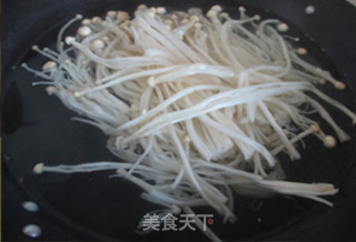 Enoki Mushroom with Scallion Oil recipe