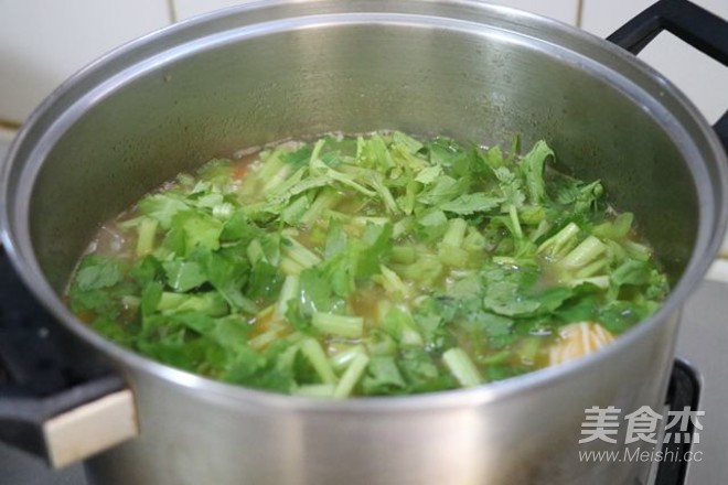 Oatmeal and Four Vegetable Soup recipe