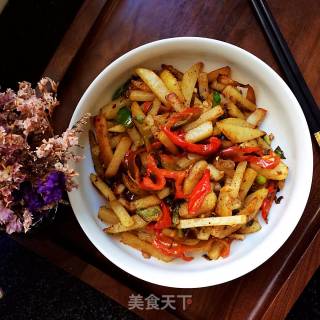 Cumin Potato Chips recipe