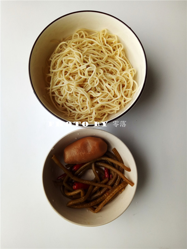 Cold Noodles with Capers recipe