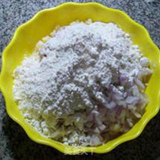 Potato Dough with Onion Minced Meat recipe