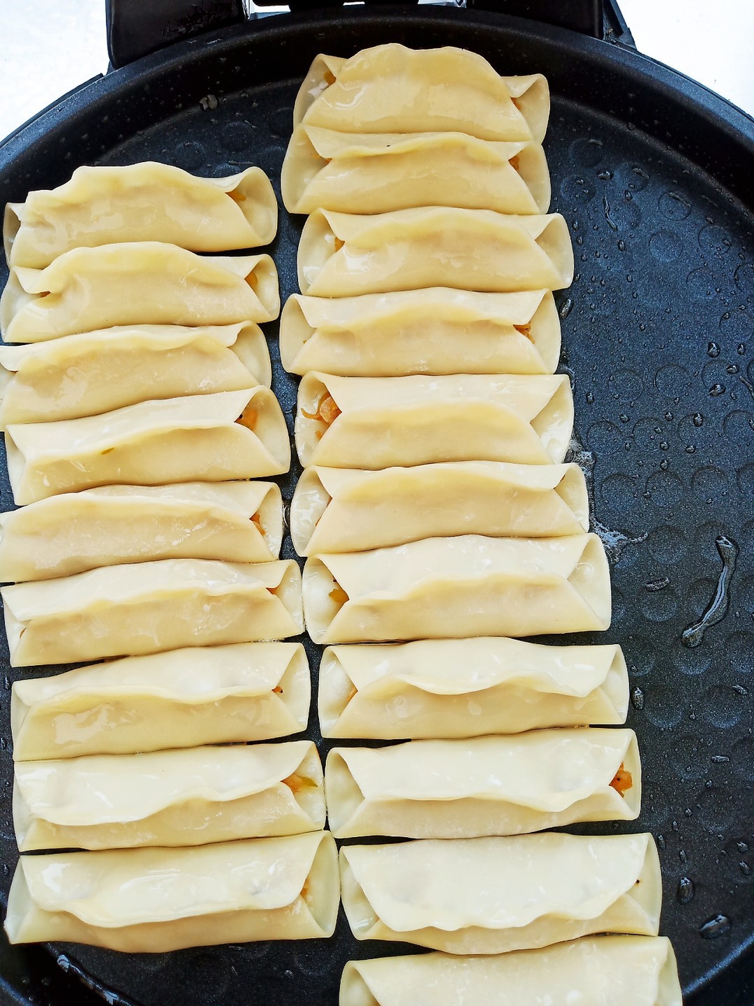 Leek Pork Pot Stickers recipe