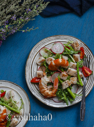 Red Shrimp Salad with Vinaigrette