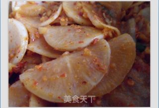 Korean Kimchi Hot and Sour Pickled Radish recipe