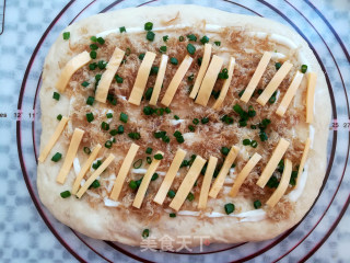 Pork Floss Cheese Toast recipe