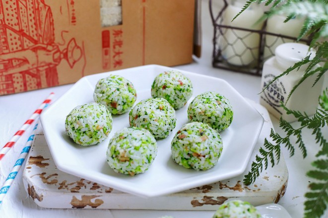 Broccoli Germ Rice Ball recipe