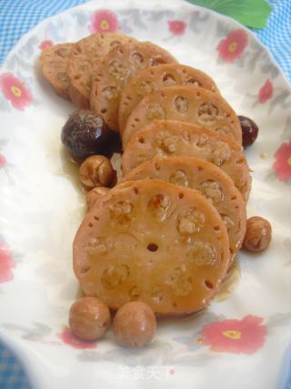 Honey Glutinous Rice Lotus Root recipe